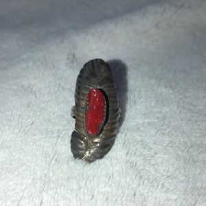NATIVE AMERICAN Silver Ring.